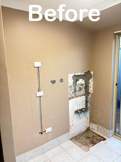 Laundry renovation - before