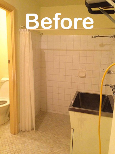 Entire Bathroom renovation - before